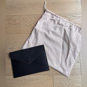 Rebecca Minkoff Black Envelope Clutch